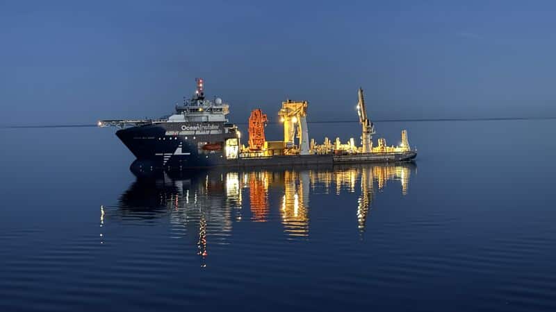 Top-tier construction vessels by North Sea Shipping ensuring safe operations